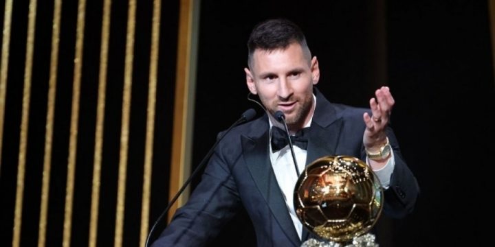 Lionel Messi predicts future Ballon d’Or winners as he collects eighth award