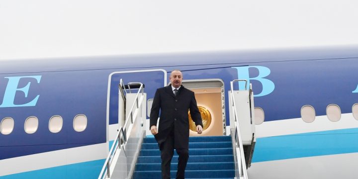 President Ilham Aliyev embarked on visit to Kazakhstan 