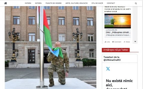 Romanian newspaper publishes article on Azerbaijan’s National Flag Day