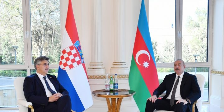 President of Azerbaijan Ilham Aliyev`s one-on-one meeting with Prime Minister of Croatia Andrej Plenković kicked off