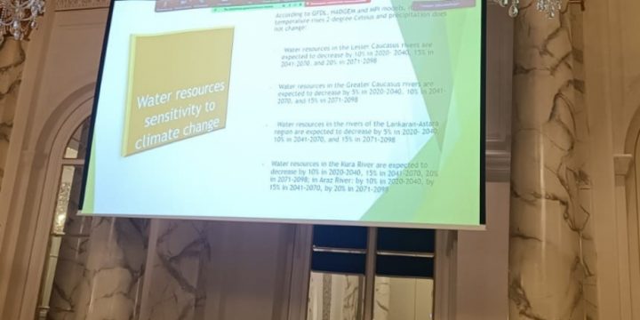Əsrin sonuna kimi Kür və Araz çaylarında su ehtiyatlarının 20 faizə qədər azalacağı proqnozlaşdırılır