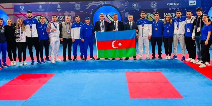 Azərbaycan karateçiləri beynəlxalq turnirdə yeddi medal qazanıblar