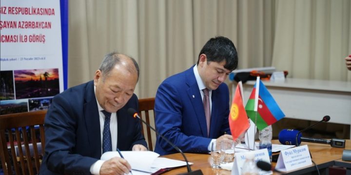 Azerbaijan’s State Committee on Work with Diaspora, Kyrgyz People’s Assembly ink MoU