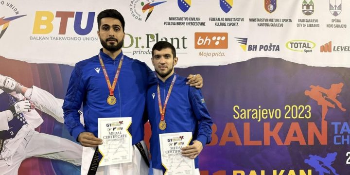 Azerbaijani taekwondo fighters claim two golds at Balkan Cup 2023