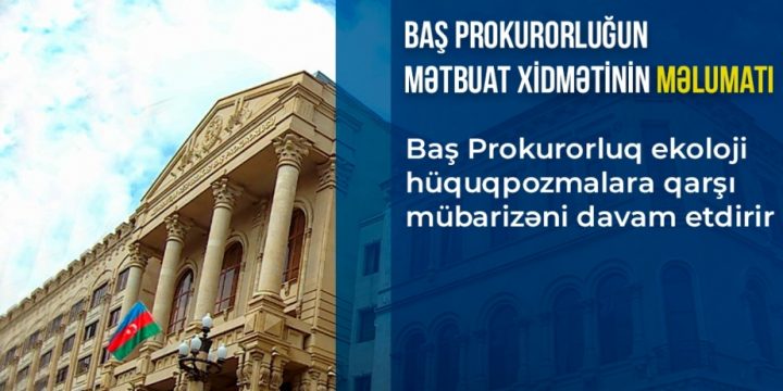Baş Prokurorluq: 378 ədəd ağacın qanunsuz kəsilməsi ilə bağlı cinayət işi başlanılıb
