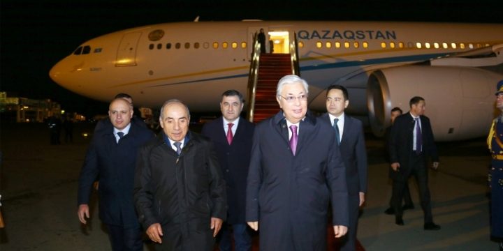 President of Kazakhstan Kassym-Jomart Tokayev starts working visit to Azerbaijan