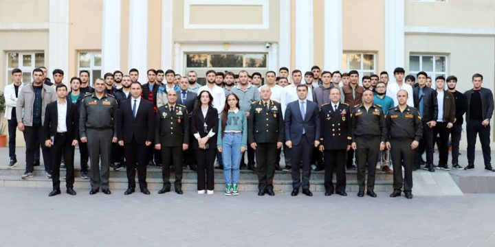 National Defense University’s delegation met with students of the Azerbaijan State University of Architecture and Construction