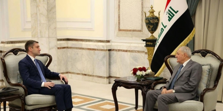 President of Iraq receives Ambassador of Azerbaijan