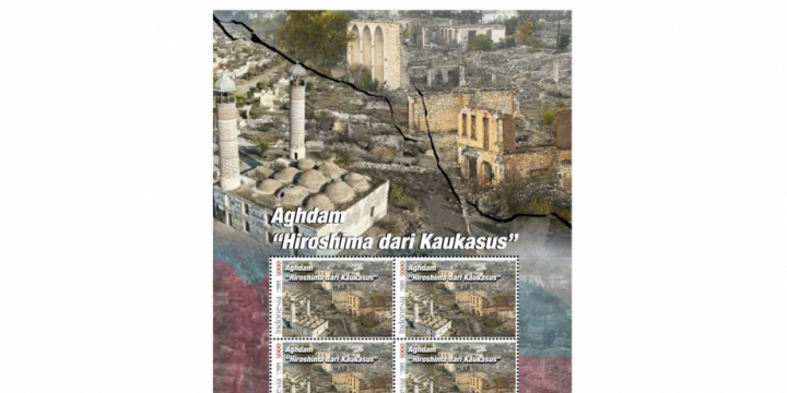 Indonesia Postal Service Company issues postage stamp dedicated to Azerbaijan’s Aghdam city