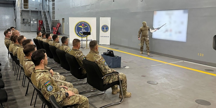 Hərbi Dəniz Qüvvələrinin Dəniz Xüsusi Təyinatlılar dəstəsinin bir qrup şəxsi heyəti “Doğu Akdeniz – 2023” beynəlxalq təlimində iştirak edir