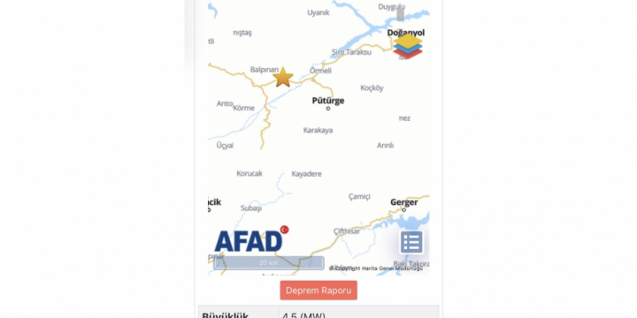 Türkiyədə zəlzələ olub