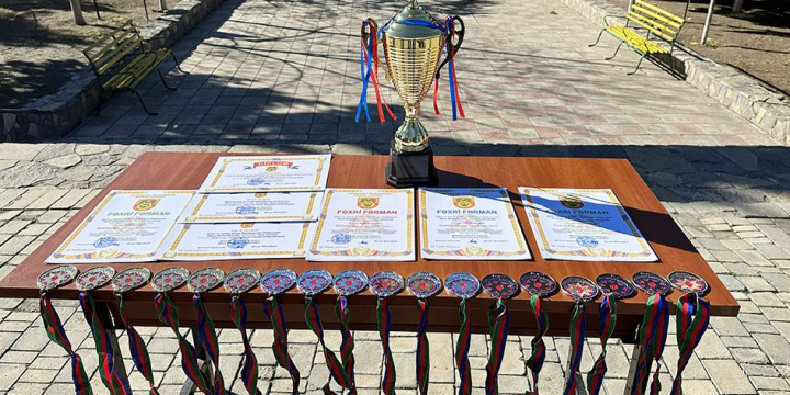Hərbi qulluqçular arasında keçirilən atletika üzrə yarışlar başa çatıb