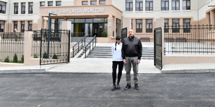 Shusha City Secondary School No1 was inaugurated