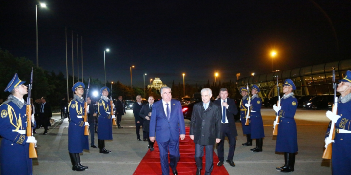 President of Tajikistan Emomali Rahmon completes working visit to Azerbaijan
