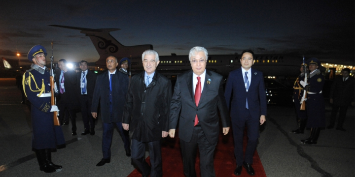 President of Kazakhstan concludes working visit to Azerbaijan