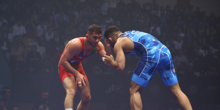 Two Azerbaijani wrestlers crowned world military champions in Baku