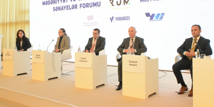 Panel sessiya: Mədəniyyət və yaradıcı sənayelər Milli Prioritet kimi