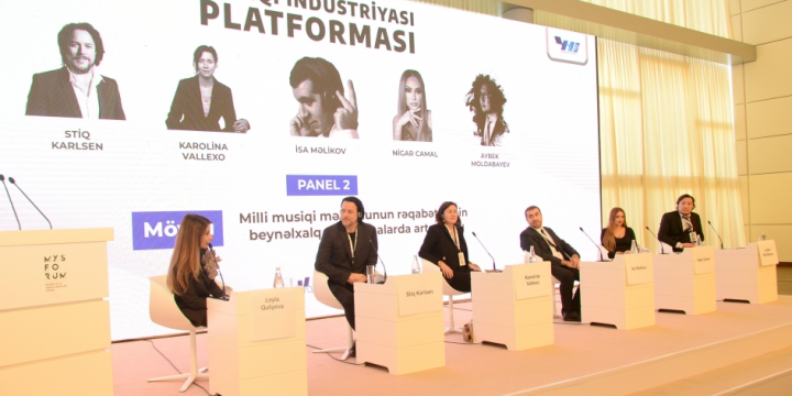 Milli musiqi məhsulunun beynəlxalq platformalarda rəqabətliliyinin artırılması müzakirə edilib