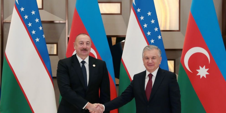 President of Azerbaijan Ilham Aliyev met with President of Uzbekistan Shavkat Mirziyoyev