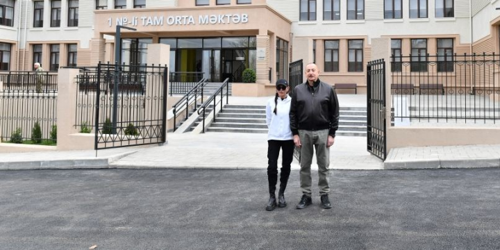 Şuşa şəhəri 1 nömrəli tam orta məktəbin açılışı olub