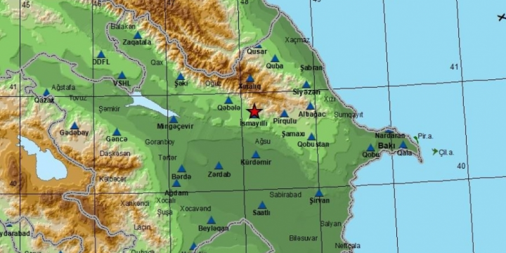 İsmayıllı rayonunda zəlzələ olub