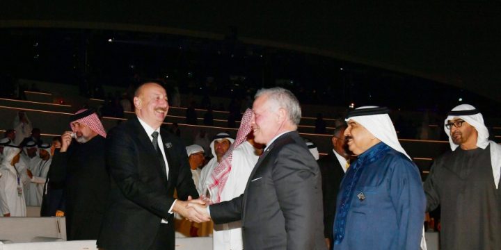 Prezident İlham Əliyev Dubayda Birləşmiş Ərəb Əmirliklərinin Milli Günü münasibətilə keçirilən tədbirdə iştirak edib