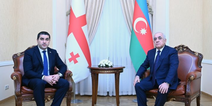 Azerbaijani PM meets with Chairman of Georgian Parliament