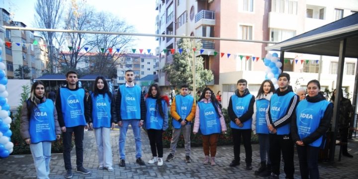 Another yard redeveloped under “Bizim həyət” project in Baku