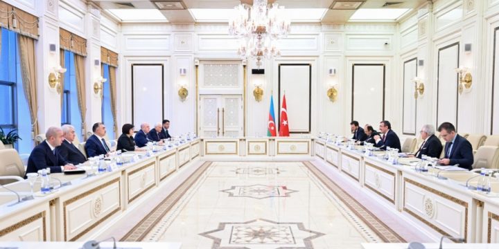 Türkiyənin vitse-prezidenti Milli Məclisdə olub