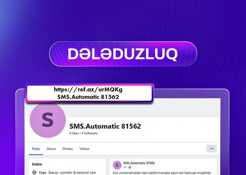 ETX “Facebook”da saxta dələduzluq səhifələri ilə bağlı qurumlara xəbərdarlıq edib