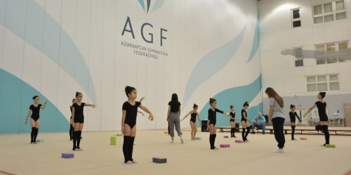 Kürdəmir və Şirvan bədii gimnastları Bakıda təlim-məşq toplanışına başlayıblar