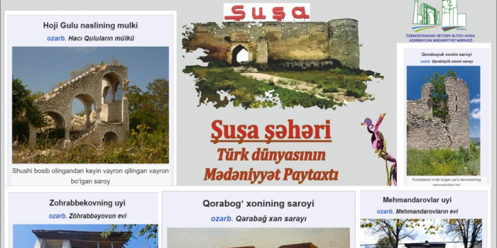 Şuşa şəhəri haqqında “Vikipediya”nın özbək dilli seqmentində bölmələr hazırlanıb