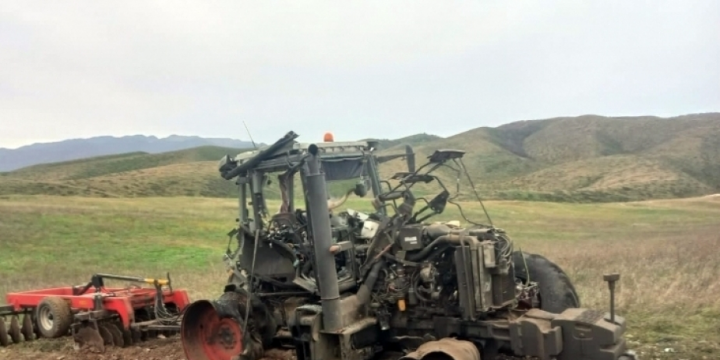 Tractor hits mine in Azerbaijan’s Fuzuli district, one person injured