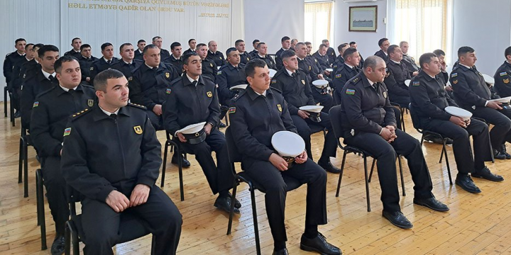 Hərbi Dəniz Qüvvələrində Dövlət Komitəsinin nümayəndələri ilə görüş keçirilib