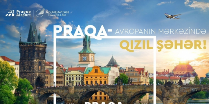 AZAL offers discount for flights from Baku to Prague