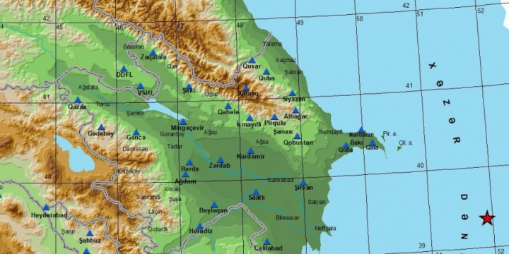 Magnitude 3.4 quake hits Caspian Sea