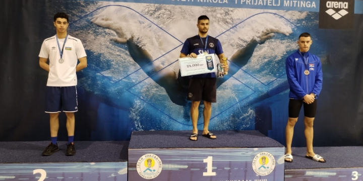 Azerbaijani swimmers bring home 8 medals from Serbia