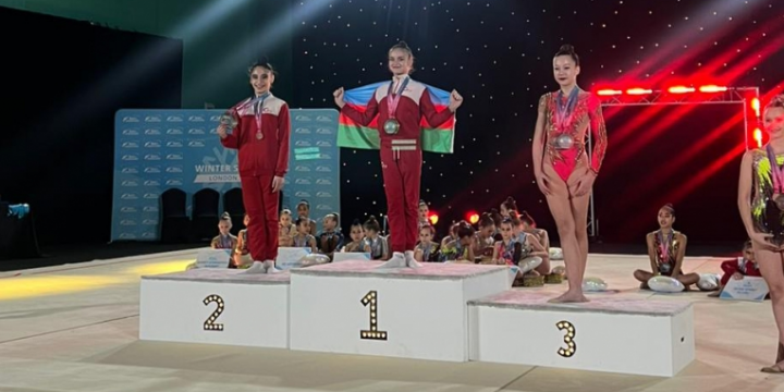 Azərbaycanın bədii gimnastları Londonda 6 qızıl, 1 gümüş medal qazanıblar
