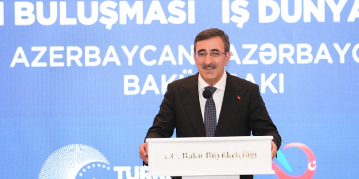 Turkish Vice President attends “Meeting of the Business World” event in Baku