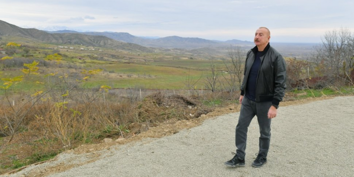 Prezident İlham Əliyev Xocalının Naxçıvanlı, Pircamal, Xanabad və Pirlər kəndlərində olub