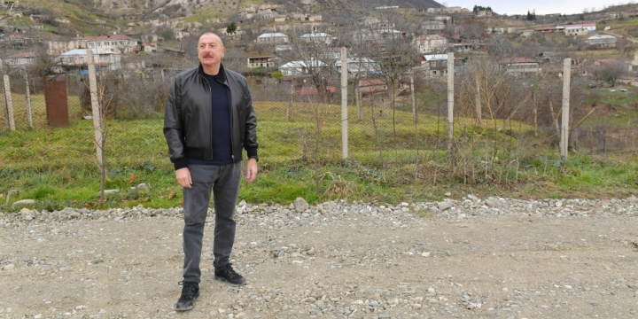 Prezident İlham Əliyev Xocalı rayonunun Pircamal kəndində olub