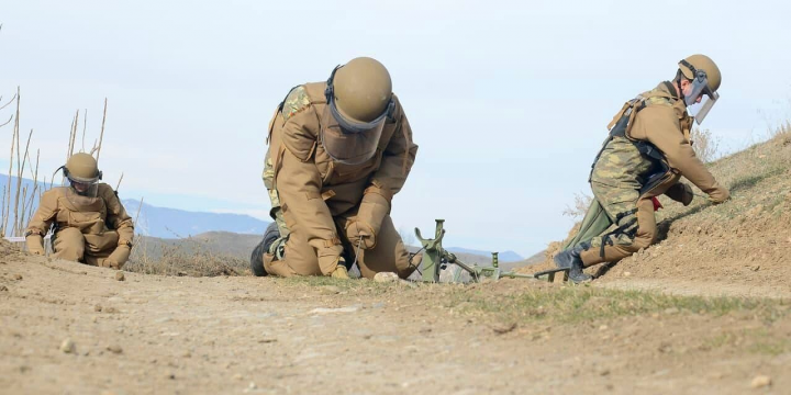 ANAMA: Azad edilmiş ərazilərdə daha 61 mina, 579 PHS aşkarlanıb