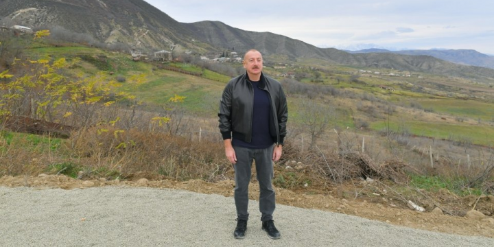 President Ilham Aliyev visited village of Nakhchivanli in Khojaly