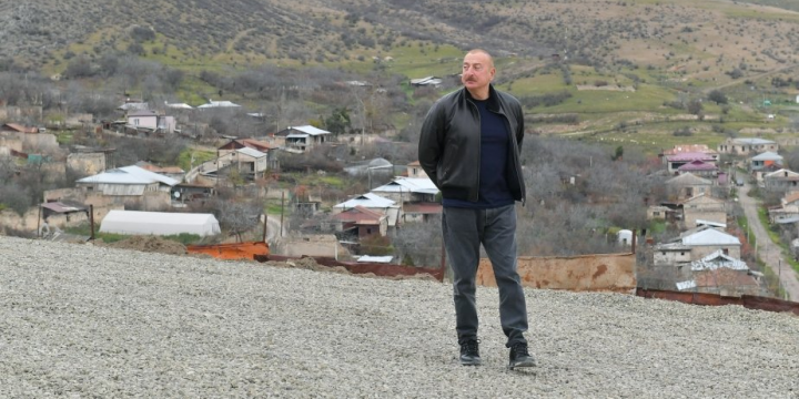 President Ilham Aliyev visited village of Pirlar in Khojaly district