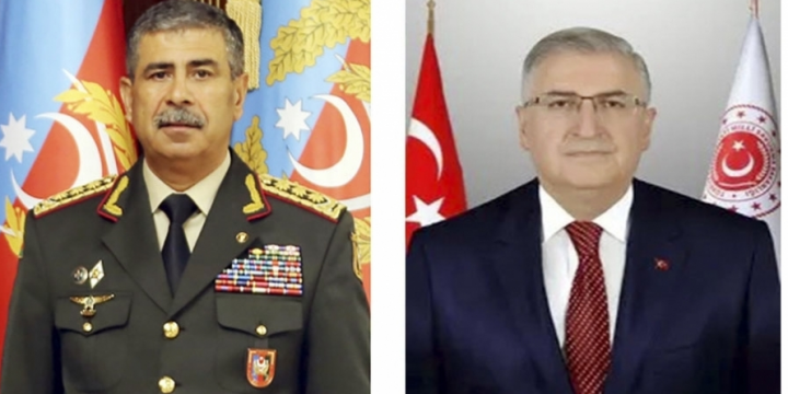 Azerbaijani and Turkish defense ministers hold phone conversation