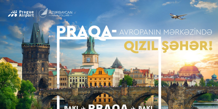 AZAL Bakıdan Praqaya olan uçuşlara endirim edib