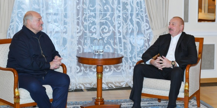 President of Azerbaijan Ilham Aliyev met with President of Belarus Aleksandr Lukashenko in Saint Petersburg