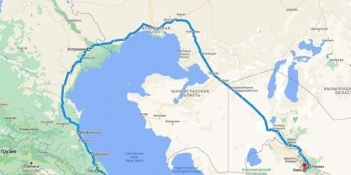 Beynəlxalq avtoyürüş Azərbaycan, Rusiya, Qazaxıstan və Özbəkistan ərazilərindən keçəcək