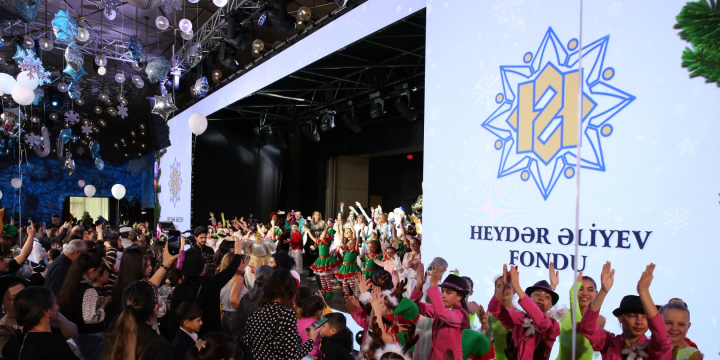 Heydər Əliyev Fondu uşaqlar üçün bayram şənliyi təşkil edib