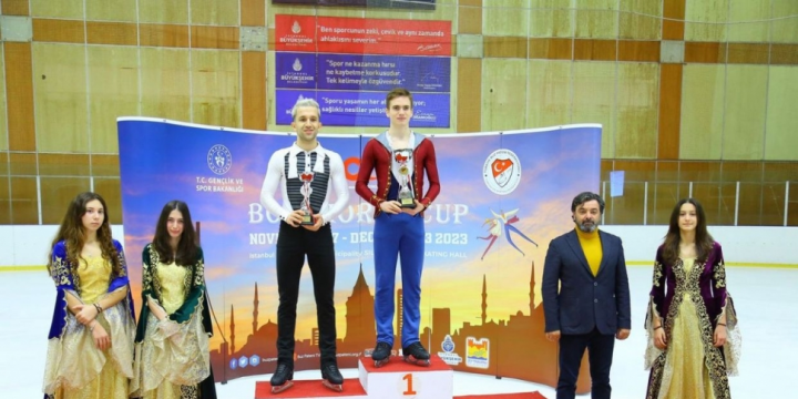 Azerbaijani figure skater wins Bosphorus Istanbul Cup 2023